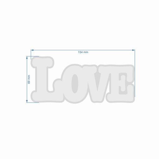 قالب سیلیکونی love